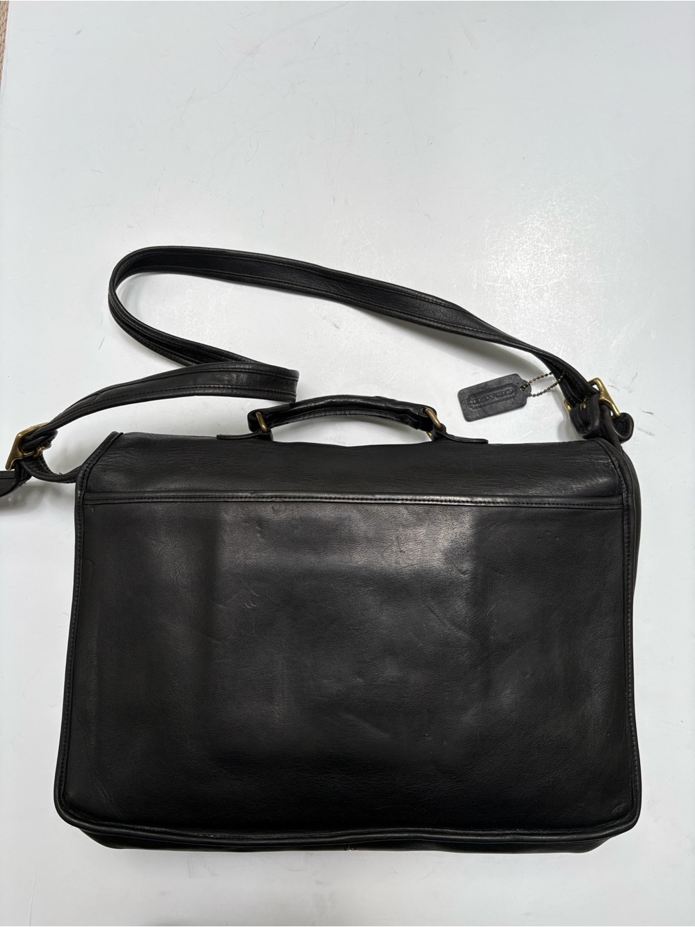 Devil Wears Prada 2 Vintage Coach Metropolitan Brief #5180, USA, Brass Hardware - Picture 2 of 10
